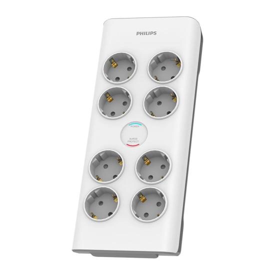 Phililps SPN7080WA/62 900J 8’li Akım Korumalı Priz