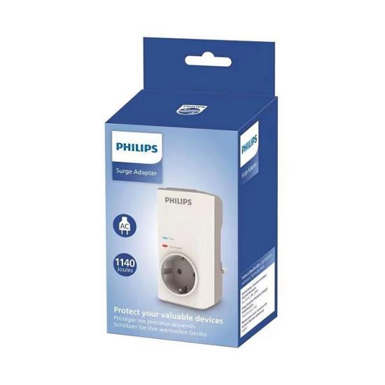 Philips CHP7010W/10 1140J Tekli Akım Korumalı Priz
