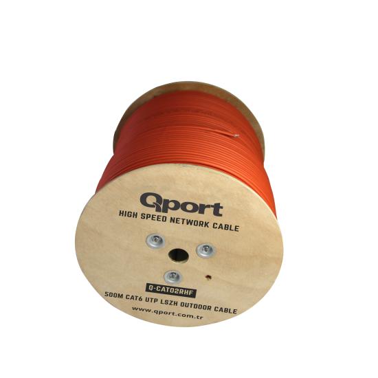 QPort Q-CATO2RHF 500MT Utp Cat6 Network Kablo