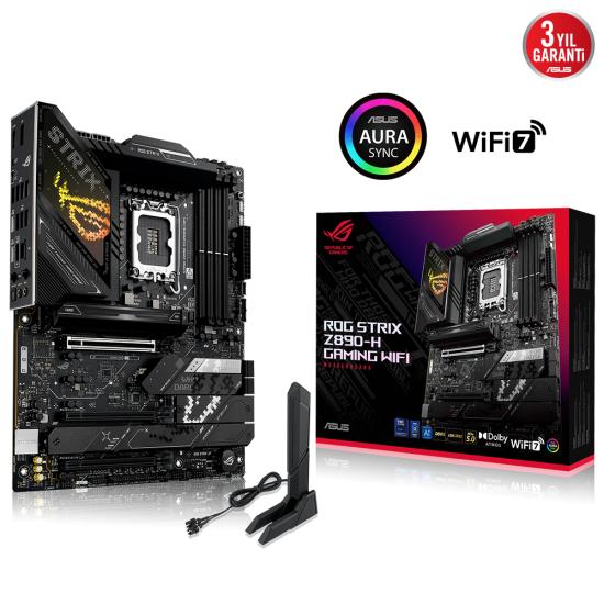 Asus Rog Strix Z890-H Gaming 4x Ddr5 1851P Anakart