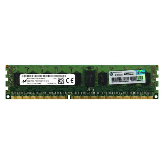 Hp 647895R-B21 4gb 1600mhz ddr3 ecc server ram