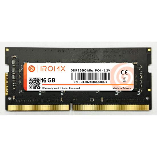 Iromx 16 Gb 5600Mhz Ddr5 Notebook Ram