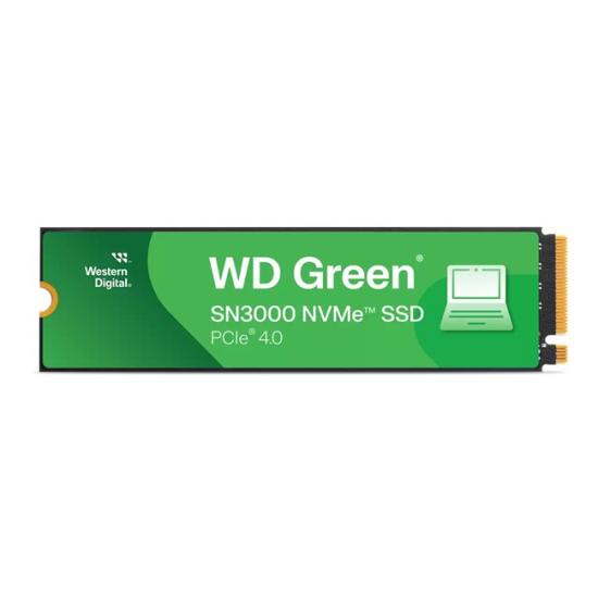 Wd Green SN3000 500Gb PCIe4.0 Nvme Ssd WDS500G4G0E