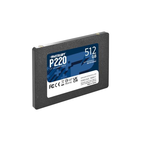 Patriot P220 512Gb 2.5’’ Sata3 Ssd P220S512G25