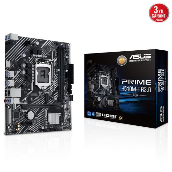 Asus Prime H510M-F R3.0-CSM 2xDdr4 1200Pin Anakart
