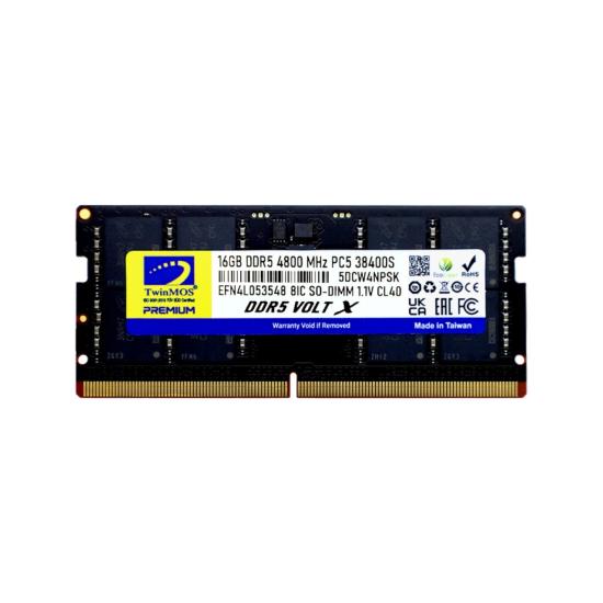 Twinmos 16Gb 4800MHz Notebook Ram TMD516GB4800S40