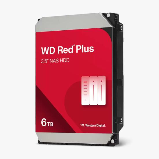 WD Red Plus 6 Tb 256Mb Sata3 WD60EFPX Nas Hdd