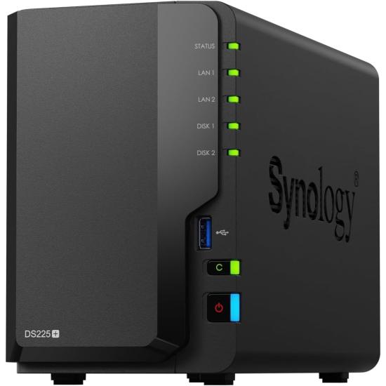 Synology DS225PLUS 2 Bay Nas Depolama Ünitesi