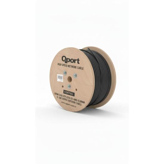 Qport Q-CATFULL 500Mt Cat6 Outdoor Network Kablo
