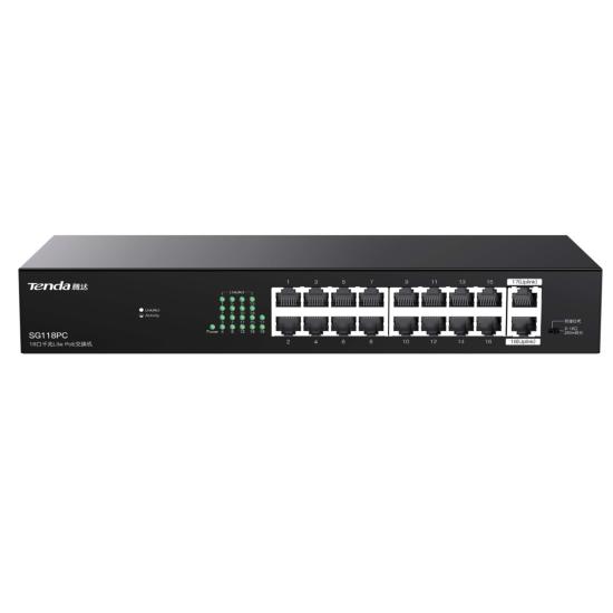 Tenda SG118PC 18 PORT Yönetilemez Desktop Switch