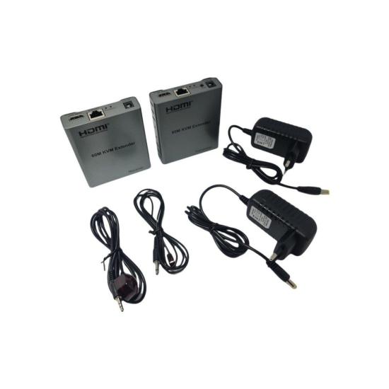 Herz NVC-KVM4K60M Cat6 60Mt(2Lİ) Extender