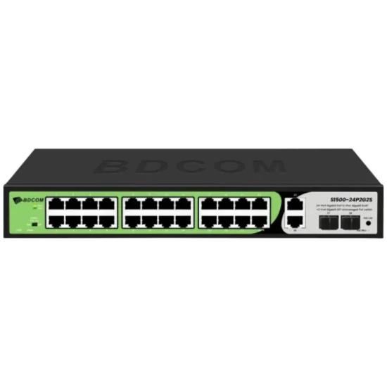 Bdcom S1500-24P2G2S-370W 24 Port Rack Mount Switch