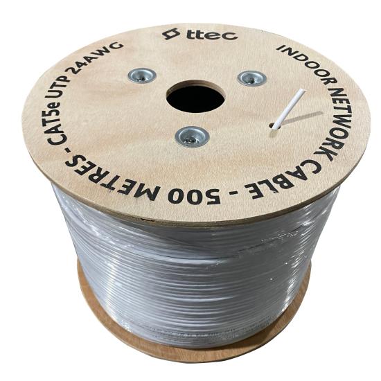 Ttec KBL-CAT5e-24CCA/IN500B Cat5e Pvc Kablo