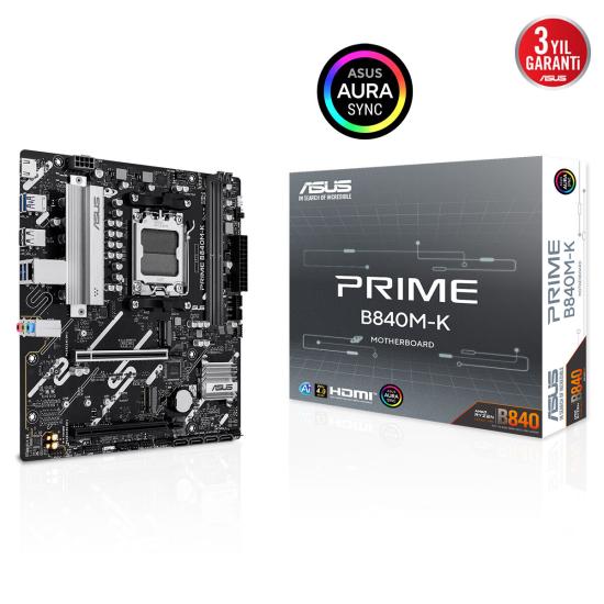 Asus Prime B840M-K 2xDdr5 Hdmi 2xM.2 Am5 Anakart