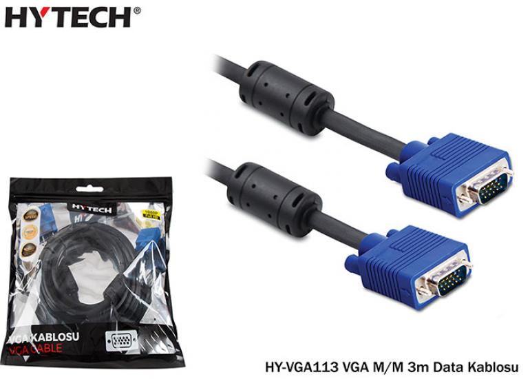 Hytech HY-VGA113 VGA M-M 3 mt Data Kablosu