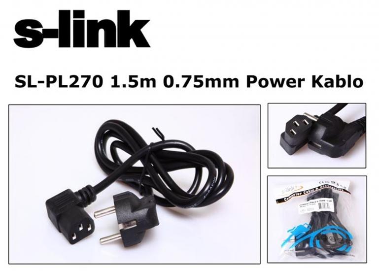 S-link  SL-PL270 1.5mt 0.75mm L Elektrik Kablosu