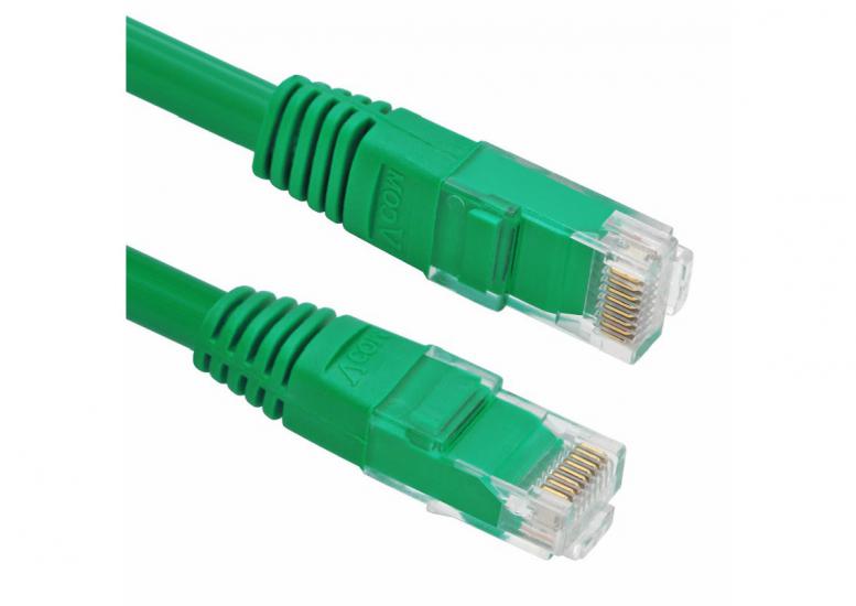 Vcom NP611B-N-1.0 Cat6 1.0MT Yeşil Utp Patch Kablo