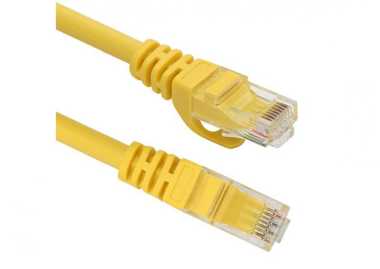 Vcom NP611B-Y-10.0 Cat6 10.0MT Sarı Patch Kablo