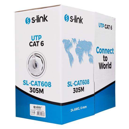 https://www.nedratek.com/S-link SL-CAT608 305mt Utp Cat6 Kablo 24awg