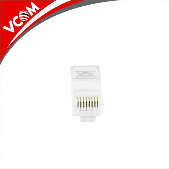 Vcom NM005 20li Cat5e-UTP-RJ45-Fu Konnektör
