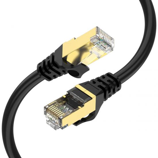 Qgeem QG-OT0601 1mt Cat6 Siyah Network Kablosu