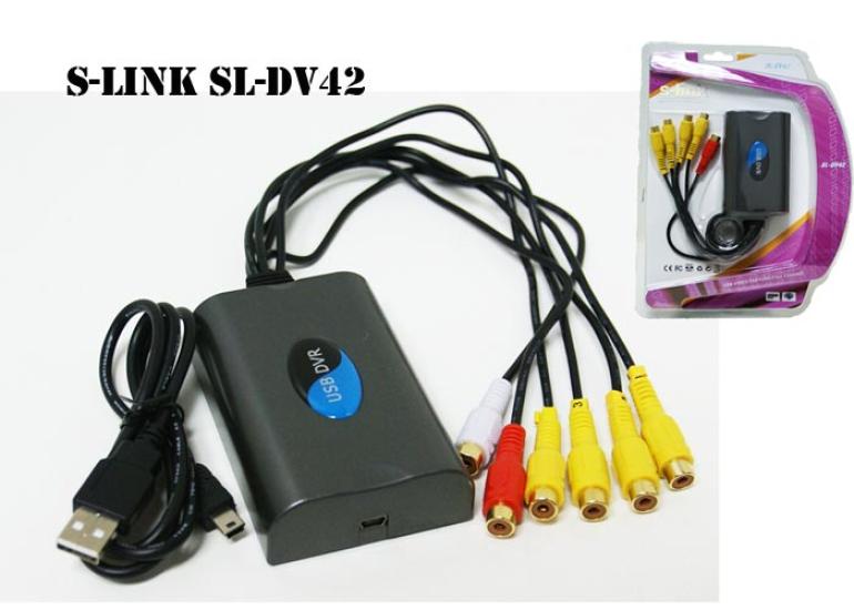 S-link SL-DV42 Usb To DVR 4 Port Adaptör