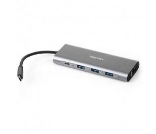 Dark USB 3.1 Type C 9 in 1 USB 3.0 Çevirici HUB