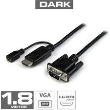 Dark DK HD AHDMIXVGAL180 Güç Destekli Kablo