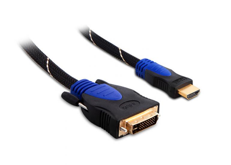 S-link SLX-310 HDMI-DVI 24+1 M Altın Uçlu Kablo