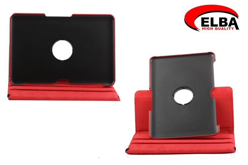 Elba Samsung Tab2 P5100 Renkli Kılıf 360 Derece Dönebilen (Beyaz-Kırmızı-Açık Mavi-Siyah)