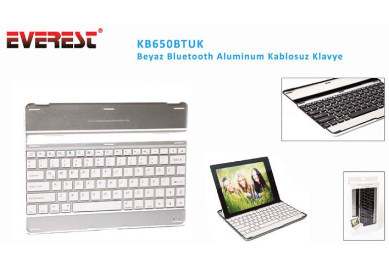 Everest KB650BTUK Bluetooth Q Kablosuz klavye