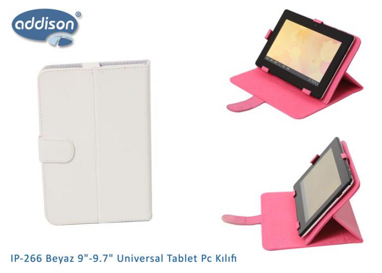 Addison IP-266 Beyaz 9’’-9.7’’ Tablet Kılıf