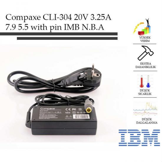 Compaxe CLI-304 Ibm- 20v-3.25a Notebook Adaptör
