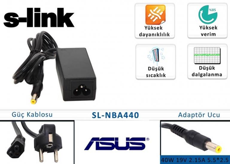 S-link SL-NBA440 40w 19v Asus Notebook Adaptörü