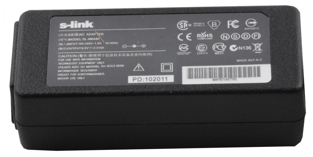 S-link SL-NBA80 22w 9.5V 2.315A Notebook Adaptörü