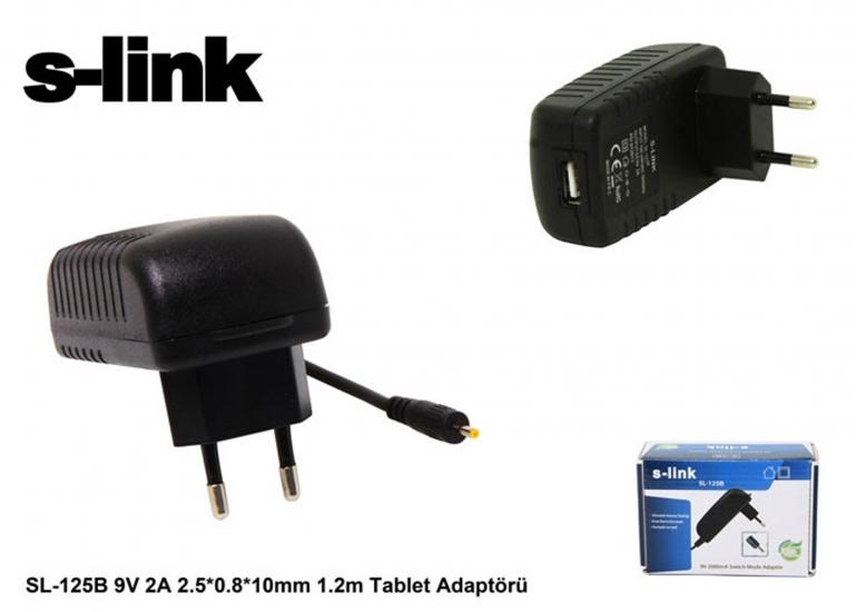 https://www.nedratek.com/S-link SL-125B 9v 2a 2.5-0.8-10mm 1.2 Tablet Adaptörü