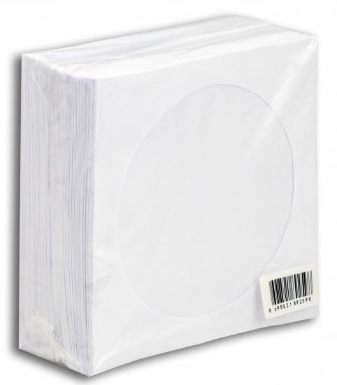 CD&DVD Zarfı Beyaz 80gr 100 lü Paket Pencereli