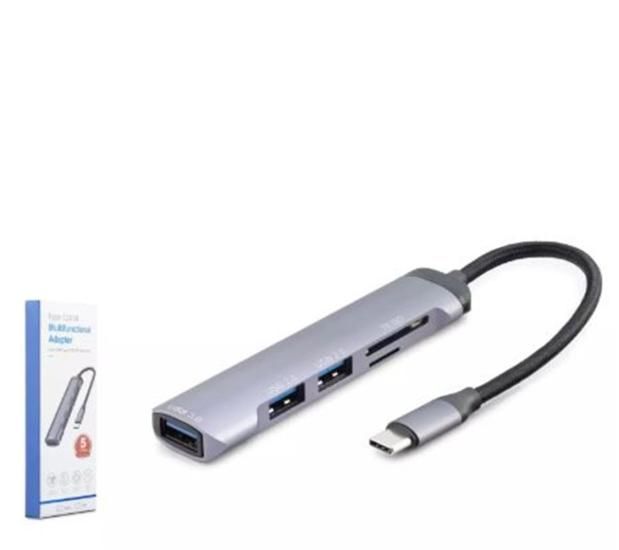 Hadron HDX7039 Usb Hub Combo 5in1 Usb Type-C