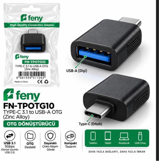 Feny FN-TPOTG10 Çinko Alışımlı Çevirici