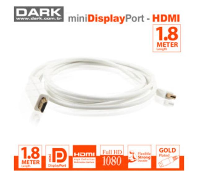 Dark MDPXHDMIL180 Mini Displayport to Hdmı Kablo