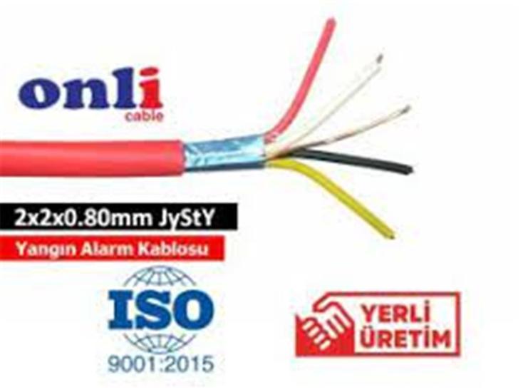Ersan 2x2x0,80mm JE-H CU-HFFR Yangın Alarm Kablosu
