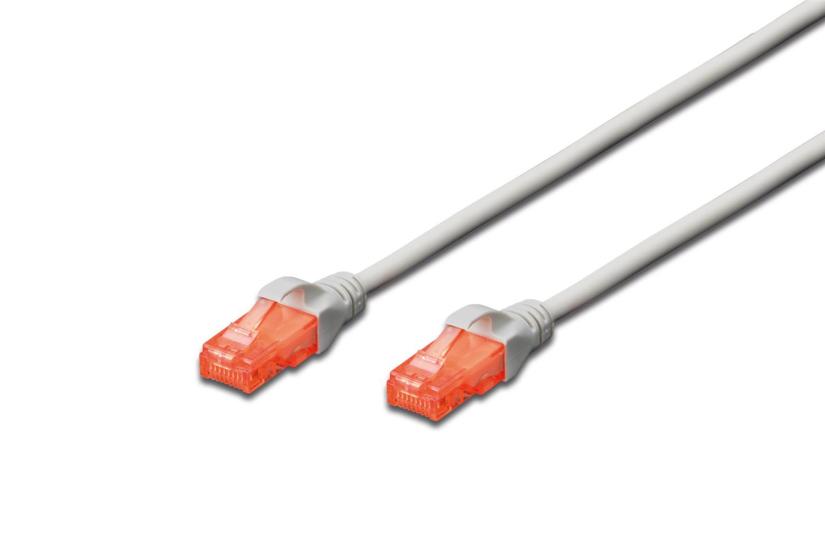 Beek CAT.6A İnce Tip Patch Kablo U-UTP 0.25 metre AWG 28 Gri Renk LSZH