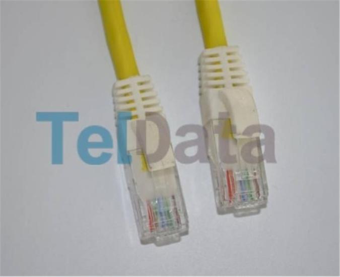 Teldata TLD-030YY Cat6 0.30MT Sarı Utp Patch Kablo