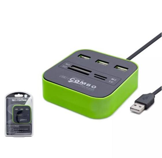 Hadron Hdx7006 Usb Hub Combo 3-Usb+Ms+Sd+M2+Tf
