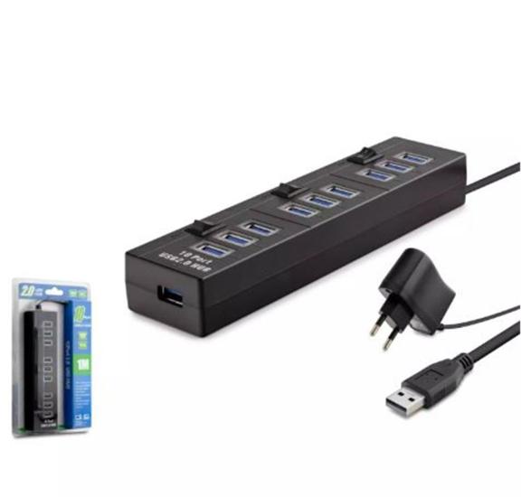 Hadron Hdx7005 Usb Hub 10-Usb 1M Siyah