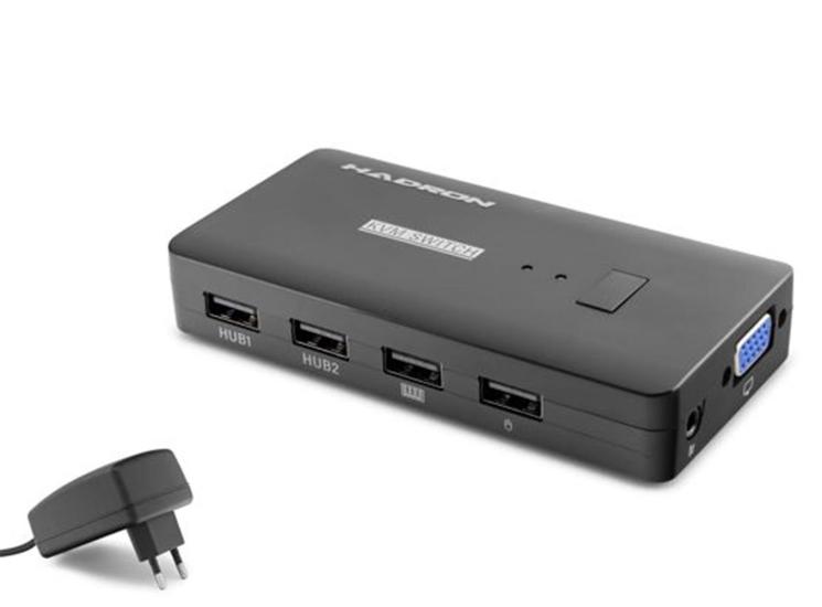 https://www.nedratek.com/Hadron Hdx1374 2 Port + 4- Usb Vga Kvm Switch Kablolu Siyah