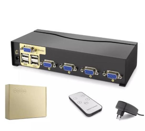https://www.nedratek.com/Hadron Hdx1381 4 Port Vga Kvm Switch Uzaktan Kumanda 5V Adaptör