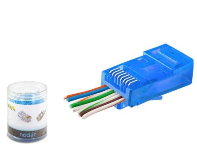 Nodar ND2404 CAT6 EZ RJ45 Konnektör 100 Adet