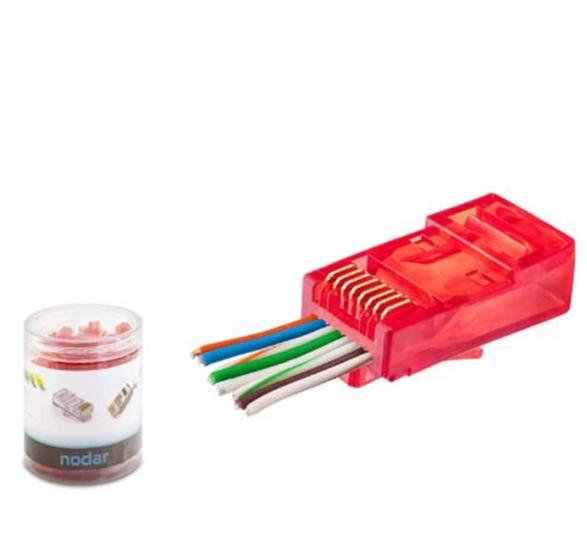 Nodar ND2403 CAT6 EZ RJ45 Konnektör 100 Adet