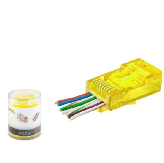 Nodar ND2400 CAT6 EZ RJ45 Konnektör 100 Adet